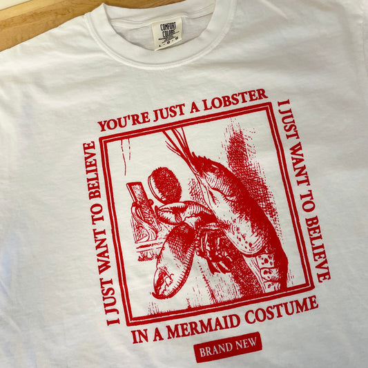 Brand New Lobster Mermaid Tee LEFTOVERS