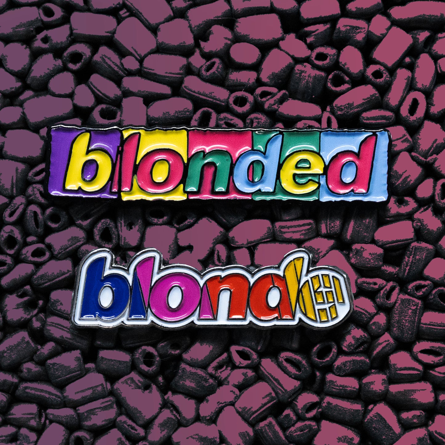 Enamel Blonded Radio Pin Set