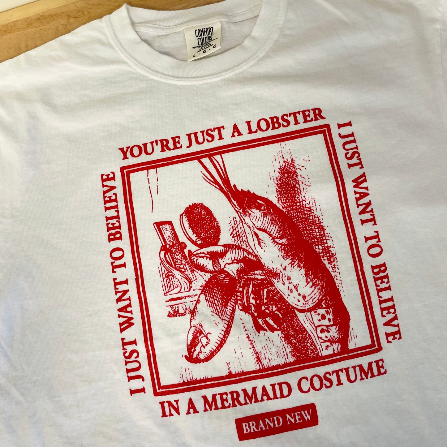 Brand New Lobster Mermaid Tee LEFTOVERS